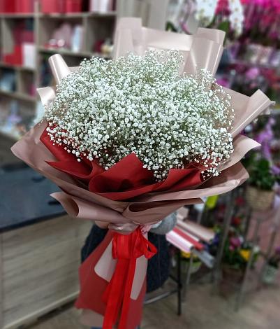 Букет цветов из: Гипсофила в Чернолесском