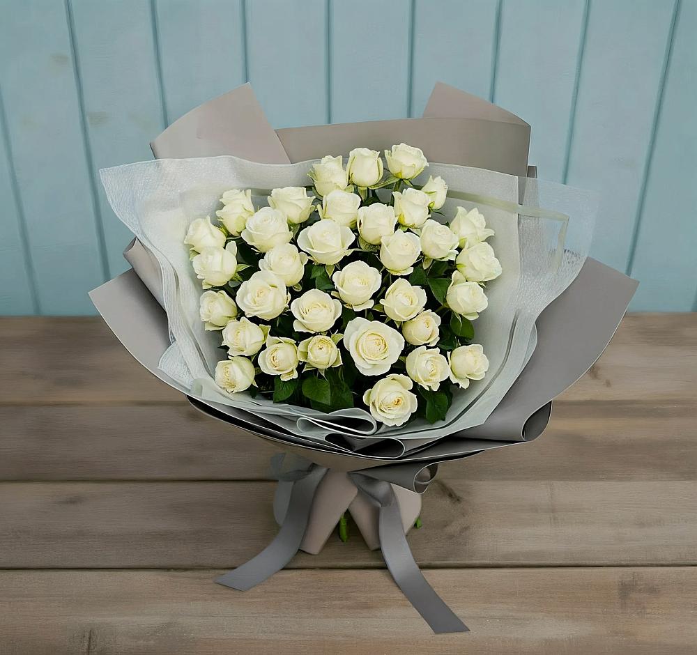 Букет Белоснежная нежность в Чернолесском