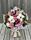 Букет цветов из: Альстромерии, Гвоздики, Розы и Хризантемы в Чернолесском