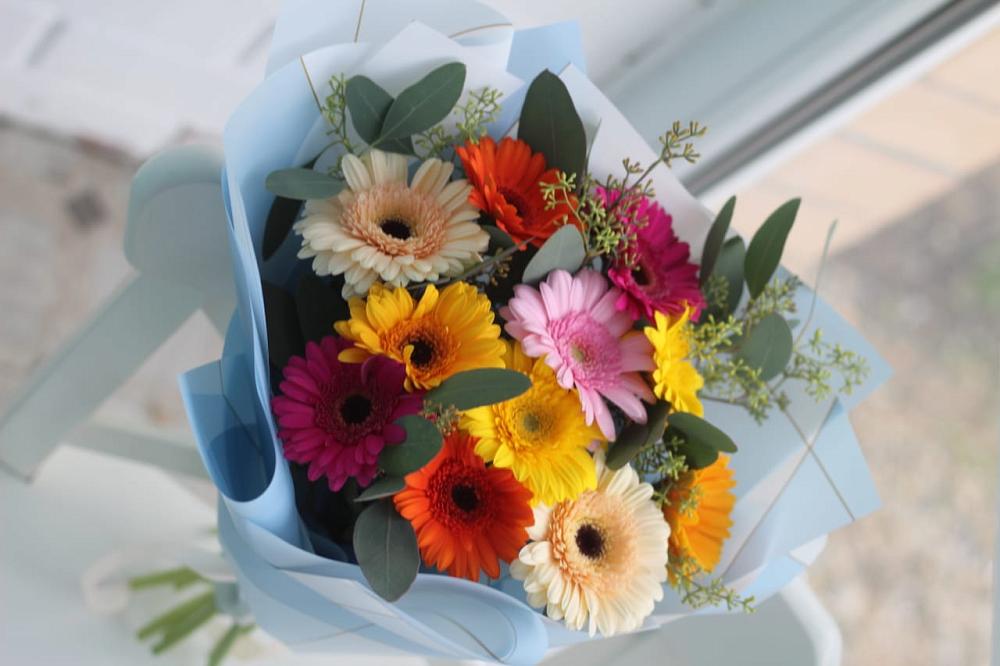 Букет цветов из: Герберы в Чернолесском