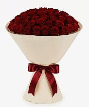 Букет 101 Бордовая роза Блэк Бакарра в Чернолесском