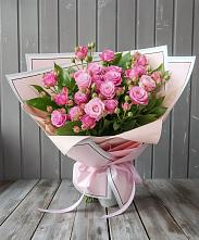 Букет Розовый кустик в Чернолесском