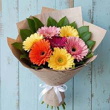 Букет цветов из:  Герберы в Чернолесском