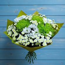 Букет цветов из:  Хризантемы #REPLACE_PRED# Чернолесском