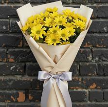 Букет цветов из:  Хризантемы #REPLACE_PRED# Чернолесском