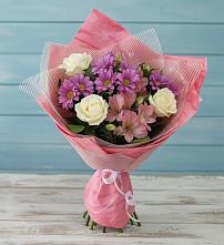 Букет цветов из:  Герберы в Чернолесском