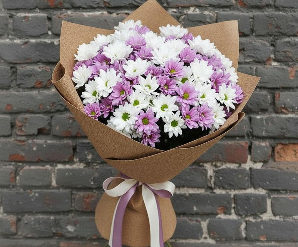 Букет цветов из: Хризантемы в Чернолесском