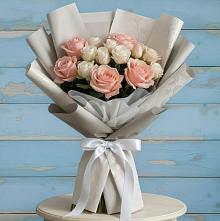 Букет цветов из:  Розы #REPLACE_PRED# Чернолесском