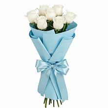 Букет 7 белых роз Проуд #REPLACE_PRED# Чернолесском