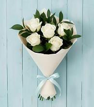 Букет цветов из:  Розы в Чернолесском