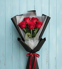 Букет цветов из:  Розы в Чернолесском