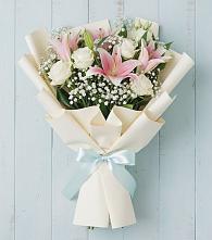 Букет цветов из:  Лилии в Чернолесском
